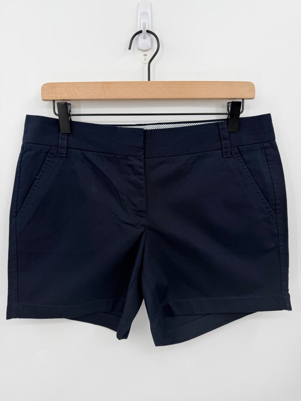 J.Crew Navy City Chino Shorts 5 Inch Preppy Classic Size 6 NWT Summer Coastal